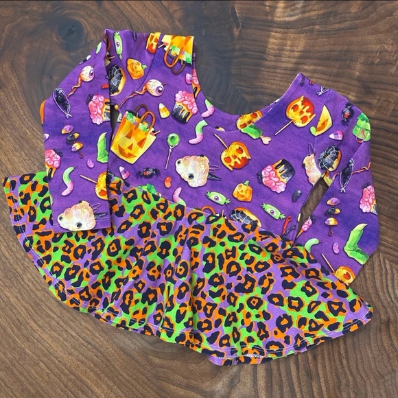 SOLD Halloween Peplum 3T/4T - Picture 2 of 5